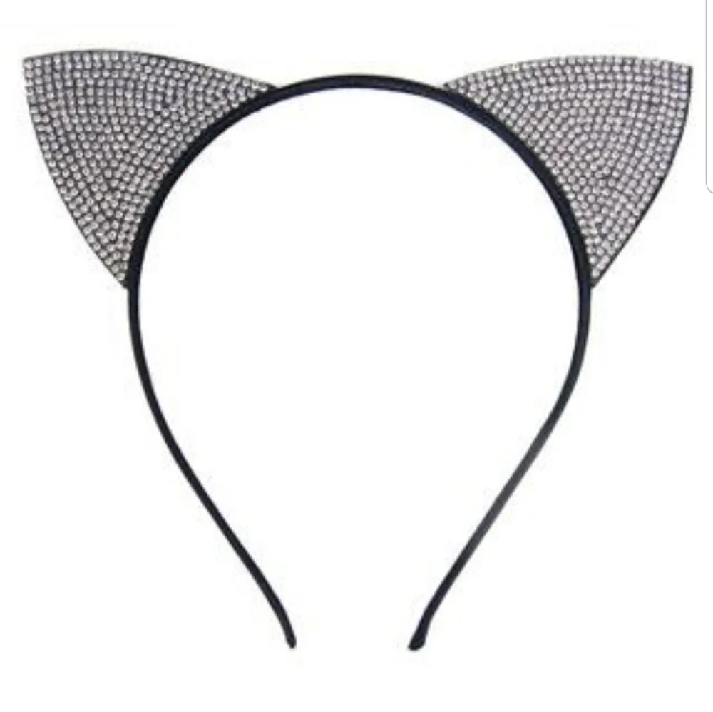 🦄Rhinestone Kitten Ears